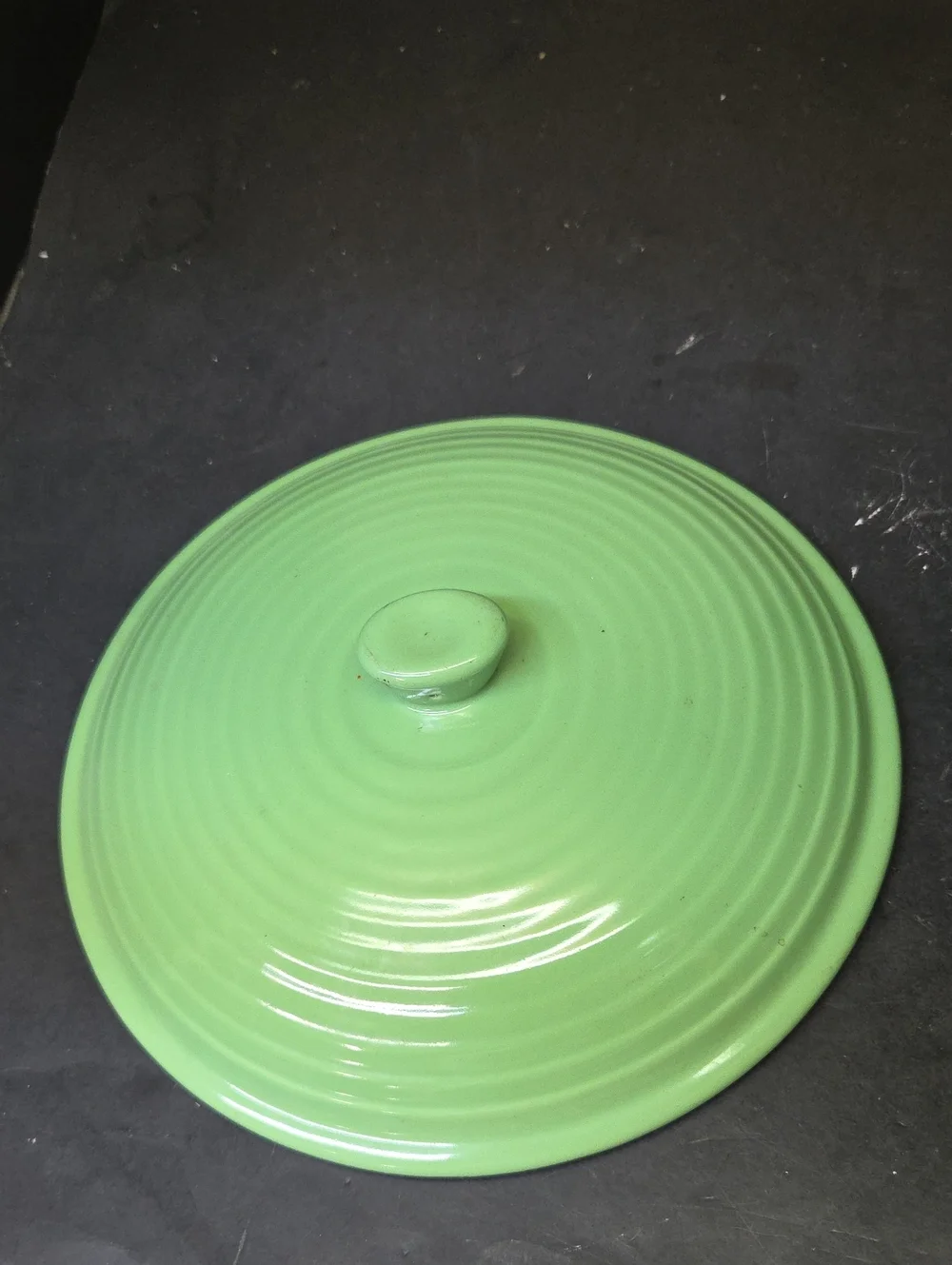 Pinnacle Green Round Ceramic Non-Stick Covered Dutch Oven  Pot w/ Lid